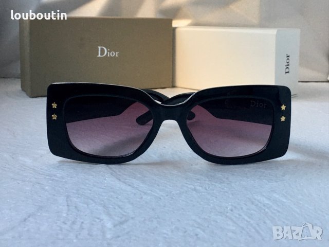 Dior 2023 дамски слънчеви очила правоъгълни 2 цвята, снимка 3 - Слънчеви и диоптрични очила - 41957333