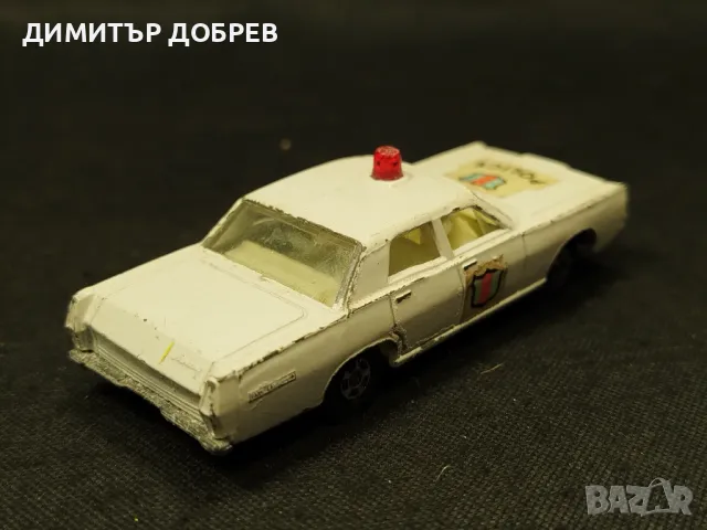 СТАРА РЕТРО МЕТАЛНА КОЛИЧКА MATCHBOX ENGLAND MERCURY POLICE , снимка 4 - Колекции - 48881912