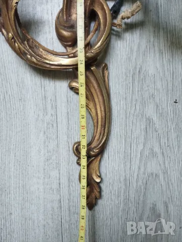 Два аплика за стена рококо комплект, снимка 4 - Лампи за стена - 47562739