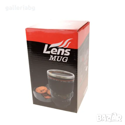 Забавна чаша за кафе - фото обектив с капак, снимка 6 - Чаши - 49325867