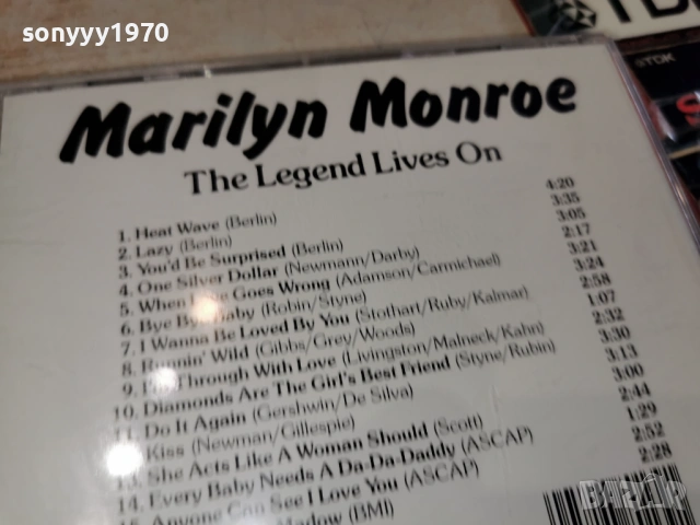 MARILIN MONROE CD ВНОС GERMANY 1303261341H2E6R, снимка 7 - CD дискове - 53825449