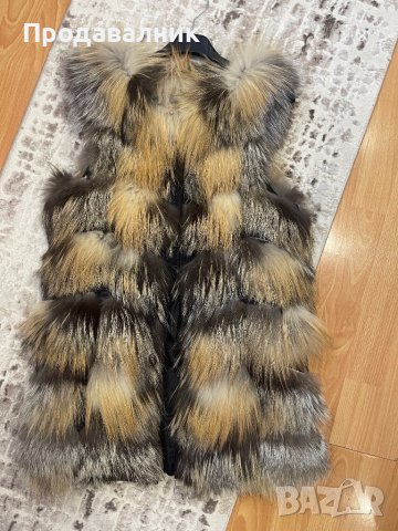 Дамски елек естествен косъм, снимка 5 - Елеци - 39551720