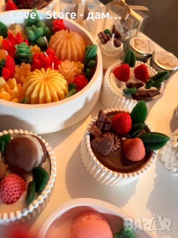 Свещи за подарък ръчна изработка сувенир , снимка 6 - Декорация за дома - 53614231