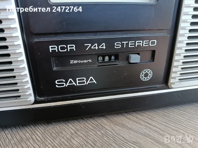 Радиокасетофон SABA RCR 744, снимка 3 - Радиокасетофони, транзистори - 55774299
