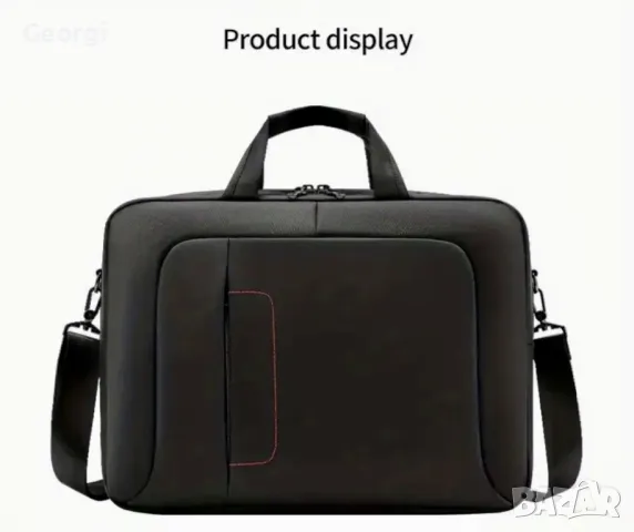 Мъжка класическа пътна чанта за лаптоп 16” /Дизайн и материал "Оксфорд"!, снимка 5 - Чанти - 49316693