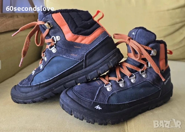 QUETCHA непромокаеми топли детски зимни обувки 34 номер