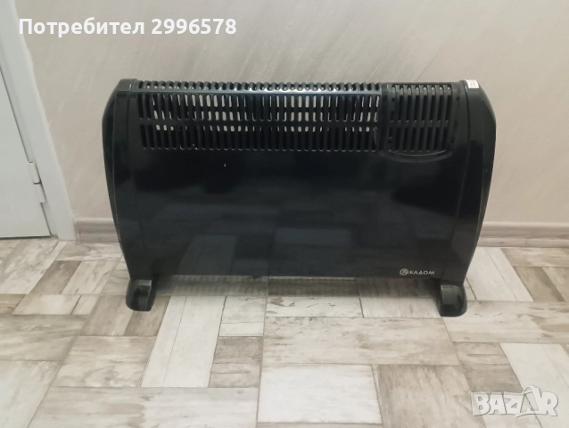 Елдом конвектор радиатор 2000w 220v черен