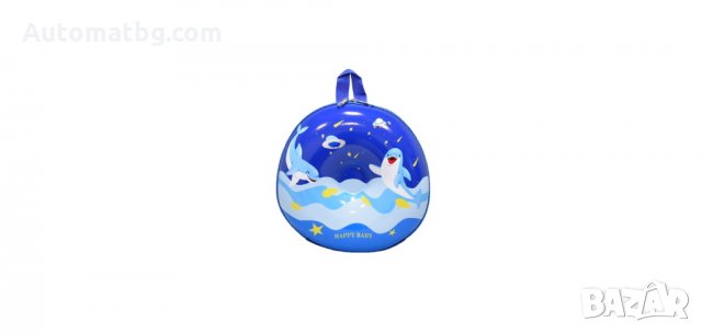 Детска раница 10025, Син с делфин