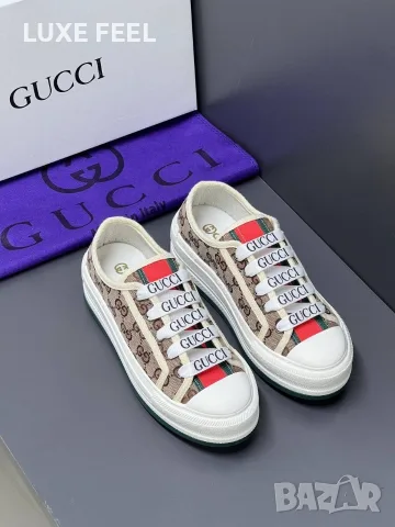 Gucci ⚜️Дамски Кецове , снимка 3 - Кецове - 55952716