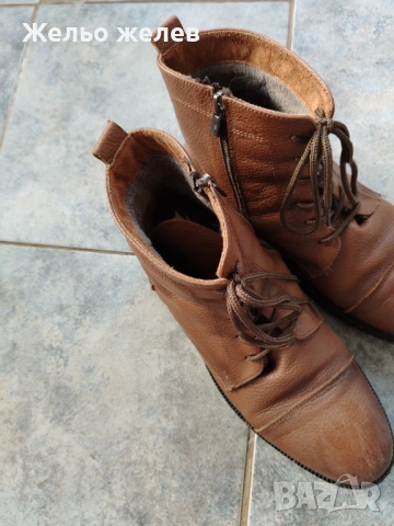 Ботуши естествена кожа,44номер боти 44номер с цип, снимка 6 - Мъжки ботуши - 51702230