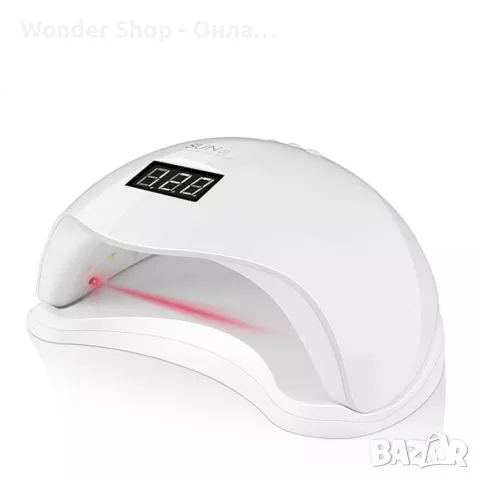 Елегантна и компактна UV LED лампа за нокти SUN5 с висока мощност, снимка 3 - Педикюр и маникюр - 55904925
