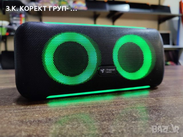  Bluetooth колонка freenet Basics Party BOOM Speaker LED, снимка 1 - Bluetooth тонколони - 41103705