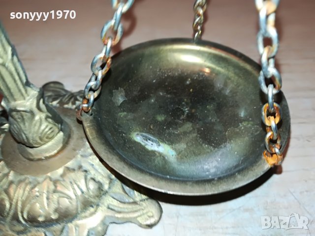 везни-мед/месинг-внос франция 0701231915, снимка 15 - Антикварни и старинни предмети - 39224368