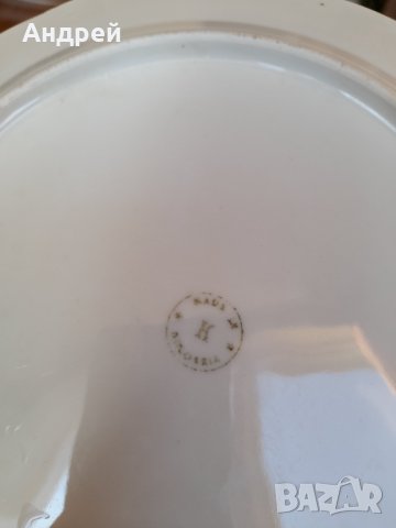 Стара порцеланова чиния,чинии #13, снимка 7 - Антикварни и старинни предмети - 34634220