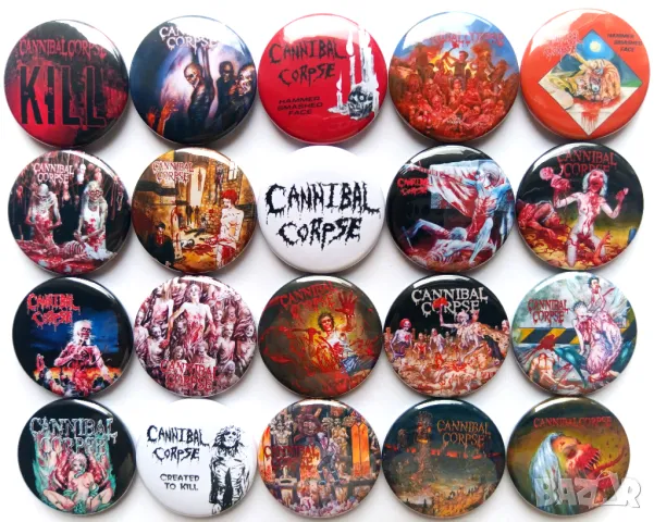 Значки на Cannibal Corpse