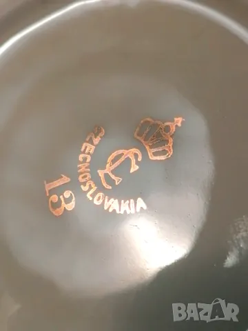 Чиния с цветя Чехословакия🌸, снимка 2 - Декорация за дома - 47901216