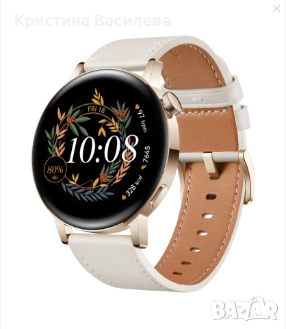Смарт часовник Huawei Watch GT3, 42 mm, Leather strap, снимка 1