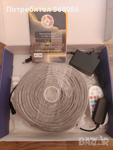 Водоустойчива лед лента 35м, снимка 2 - Лед осветление - 53780550