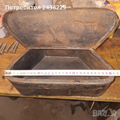  военна метална кутия , снимка 2 - Антикварни и старинни предмети - 52482406