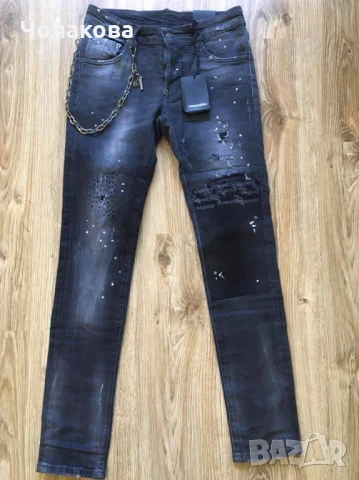 Dsquared2 мъжки дънки от ликвидация на магазин, размер  42