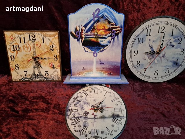 Къщички, Часовници и кутии ДЕКУПАЖ, снимка 4 - Декорация за дома - 42517817