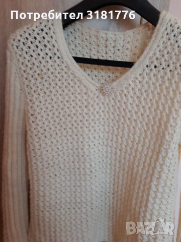 Дамска блуза плетена ., снимка 2 - Блузи с дълъг ръкав и пуловери - 34778065