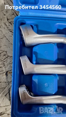 комплект  срязани ключове за тръбички на дюзи, снимка 3 - Ключове - 50495468