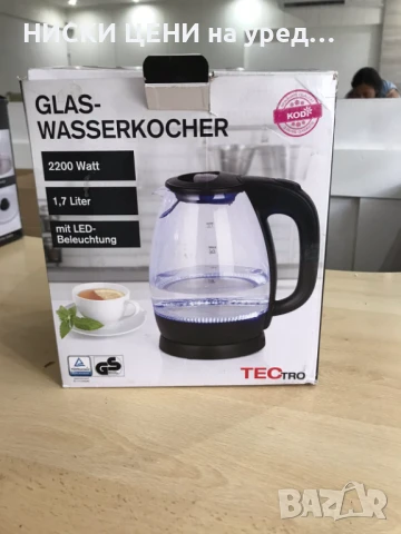 Стъклена кана Tectro бяла, снимка 10 - Кани - 51294634