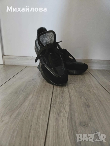 Продавам стилни черни маратонки, снимка 2 - Маратонки - 52440979