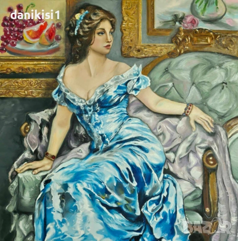 Голяма картина маслени бои, снимка 2 - Картини - 52463313