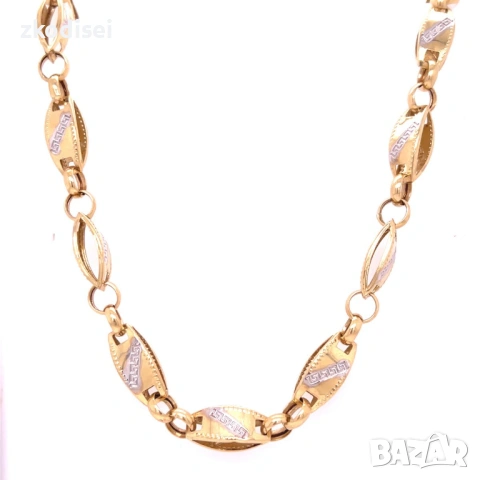 Златен синджир 20,06гр. 62,0см. 14кр. проба:585 модел:35446-6, снимка 2 - Колиета, медальони, синджири - 53197558