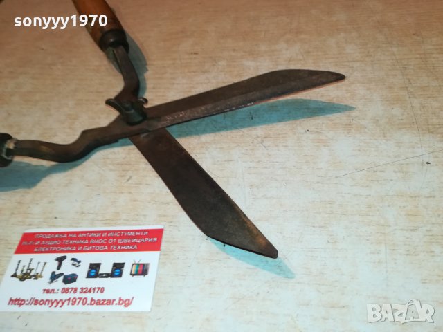 СТАРИ НЕМСКИ НОЖИЦИ-40СМ ВНОС ГЕРМАНИЯ 2109211939, снимка 13 - Антикварни и старинни предмети - 34209865