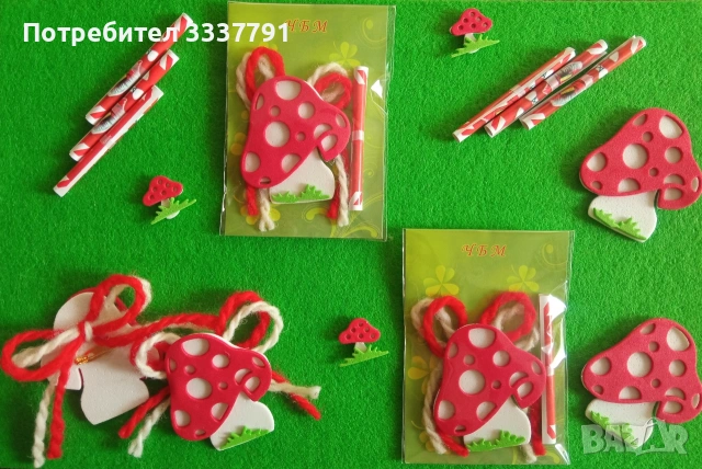 Мартеници ръчна изработка, снимка 3 - Други стоки за дома - 53211023