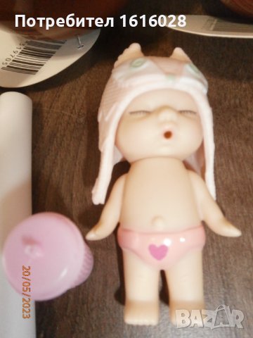 Мини бебе - изненада в ПВЦ топка - близалка., снимка 7 - Кукли - 41086145