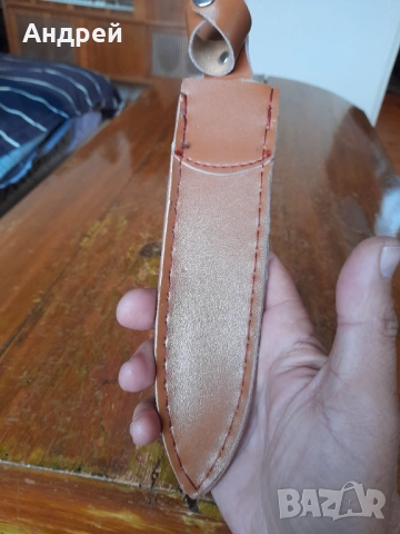 Стара кожена кания за нож #16, снимка 4 - Други ценни предмети - 52064759