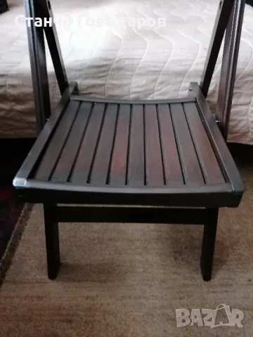 СГЪВАЕМ СТОЛ ОТ МАСИВНО ЗДРАВО ДЪРВО, С ЦВЯТ-ПАЛИСАНДЪР В ОТЛИЧНО СЪСТОЯНИЕ ! , снимка 3 - Столове - 48363603