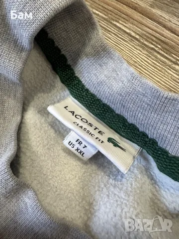 Мъжка!Lacoste Crewneck Logo размер ХЛ, снимка 4 - Пуловери - 56106290
