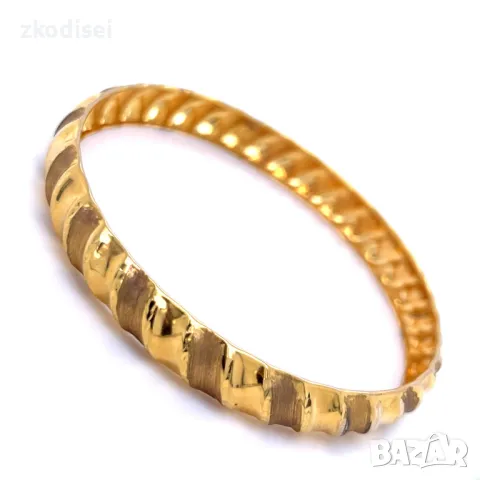 Златна дамска гривна 7,05гр. 14кр. проба:585 модел:3195-2, снимка 2 - Гривни - 48611160