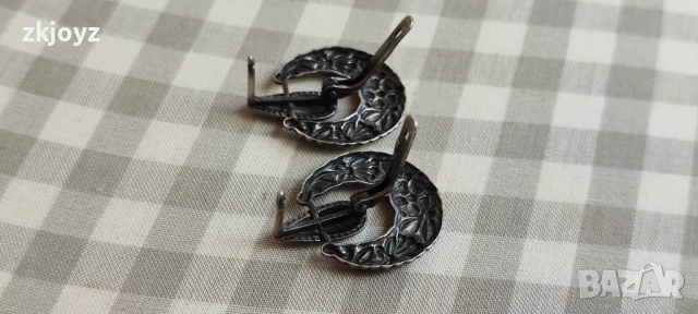 СРЕБЪРНИ ОБЕЦИ 5.5 ГРАМА / ПРОБА 925, снимка 4 - Обеци - 52028925