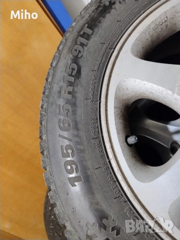 Джанти 15 ки със зимни гуми Мазда, снимка 5 - Гуми и джанти - 51945065