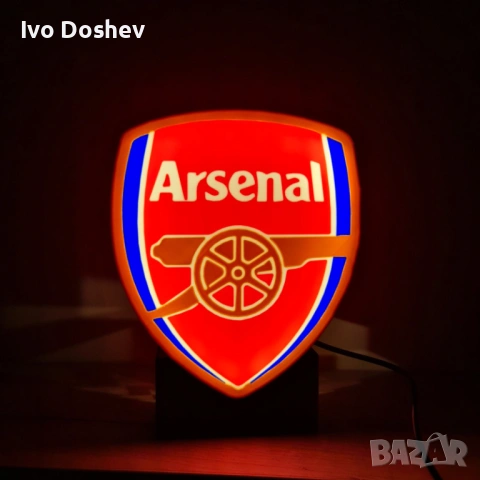 Фуболни лампи-Арсенал,Барселона,Реал Мадрид, Ман Юнайтед, снимка 5 - Футбол - 53481839