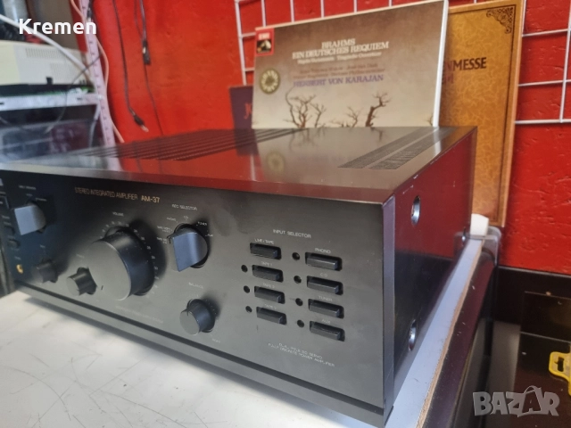 Усилвател AKAI AM -37, снимка 4 - Ресийвъри, усилватели, смесителни пултове - 52242662