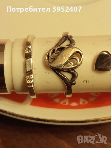 5 броя сребърни пръстени, снимка 4 - Пръстени - 53262037