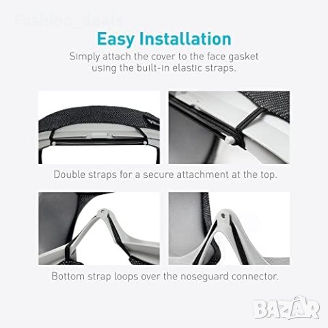 Нови 2 броя Еластични ленти памучно покритие за очила PICO 4 Многократна употреба Виртуална реалност, снимка 4 - Друга електроника - 41784673