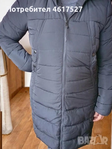 Дълго дамско яке парка, снимка 5 - Якета - 52697786