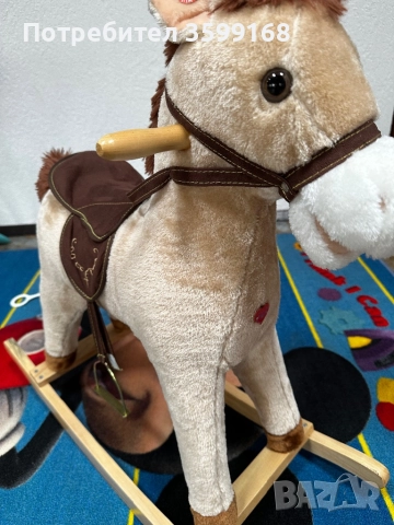 Люлеещо музикално дървено конче, снимка 2 - Образователни игри - 52350511