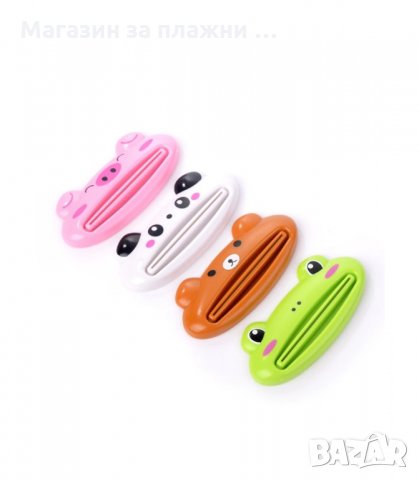 ДЕТСКА МАШИНКА ЗА ИЗСТИСКВАНЕ НА ПАСТА ЗА ЗЪБИ С ДИЗАЙН НА ЖИВОТИНЧЕ - код  ЖИВОТИНЧЕ, снимка 8 - За банята - 34189663