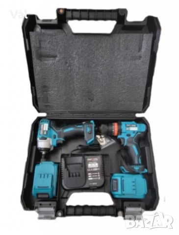 Комплект 2 в 1 Акумулаторен гайковерт и винтоверт 36V 8Ah, снимка 4 - Винтоверти - 53685852