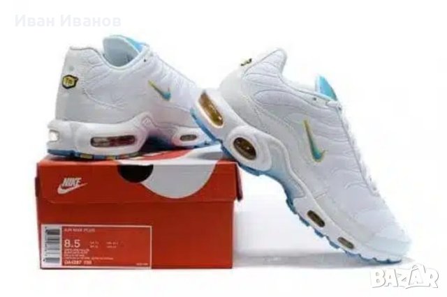 Маратонки Nike Air Max Plus Glacier Blue номер  37.5, снимка 5 - Маратонки - 41579467