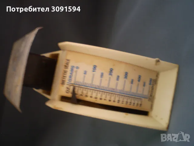 Винтидж диетична кухненска везна Hanson Hanson диетична везна Модел 160-1 500 грама САЩ, снимка 8 - Аксесоари за кухня - 49560643